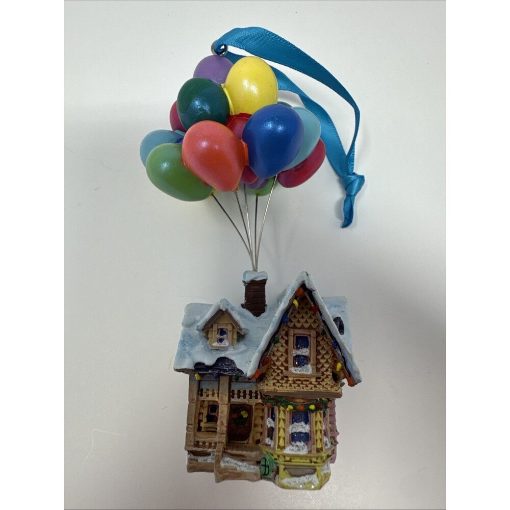 Disney Store Up House Sketchbook Ornament Figure 2021 Snow Balloons Pixar